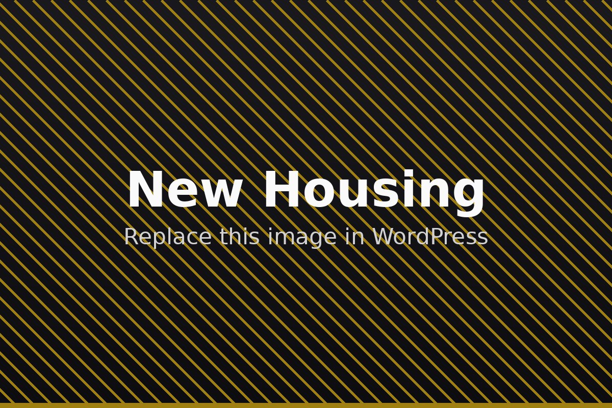 New housing construction